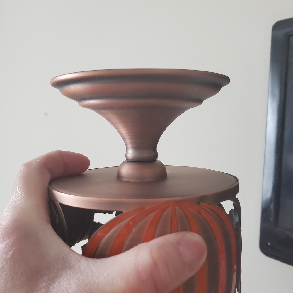 Bath & Body Works Pumpkin 3 Wick Candle Holder - Picture 5 of 6